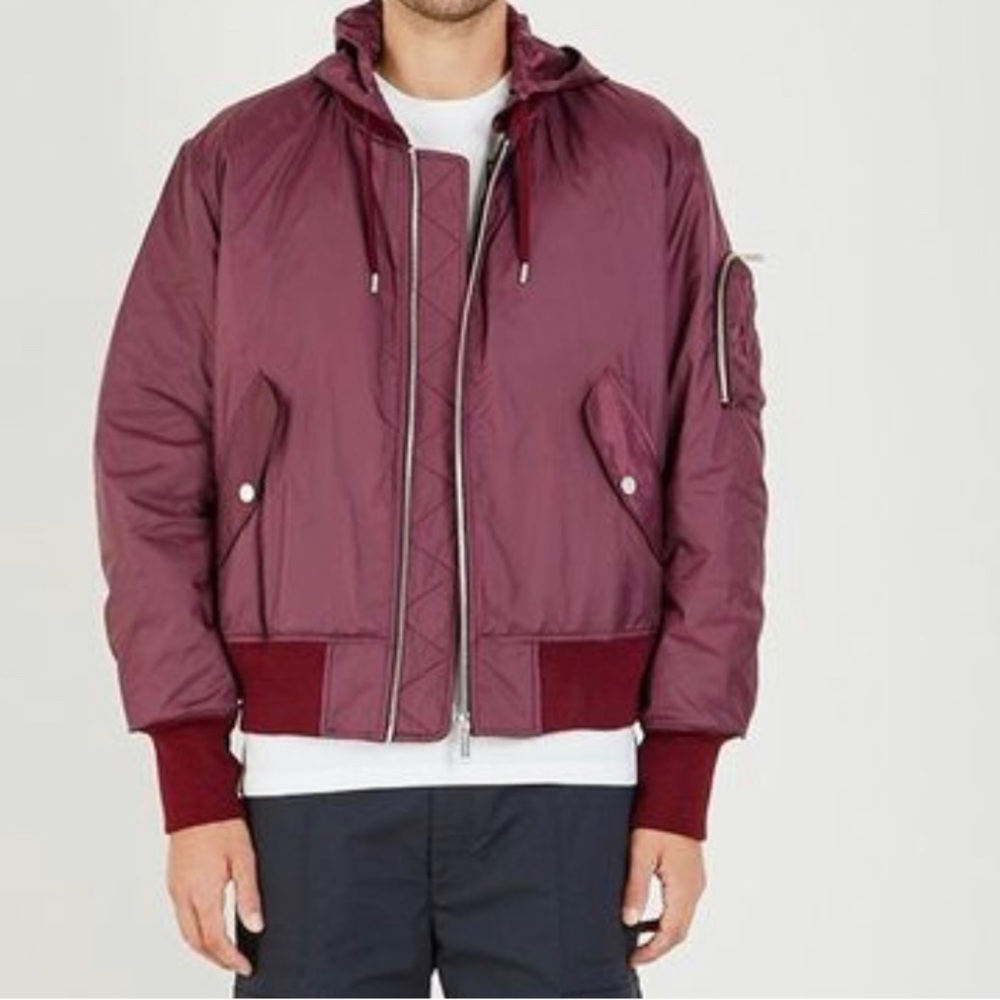 PUBLIC SCHOOL JUL CLEMENTE BOMBER IN BURGUNDY